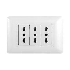 Enchufe Triple 16 Amp Blanco V-SO-3303 16A SEC