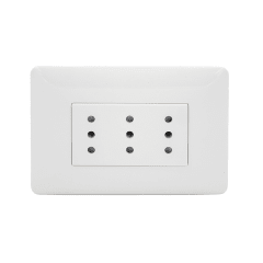Enchufe Triple 10 Amp Blanco V-SO-3303 10A SEC