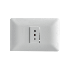 Enchufe Simple 10 Amp Blanco V-SO-3301 10A SEC