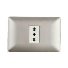 Enchufe Simple 16 Amp Champagne V-SO-3301 16A SEC