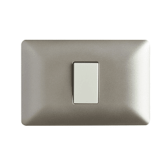 Interruptor  Simple Plateado V-SO-3301 10A SEC