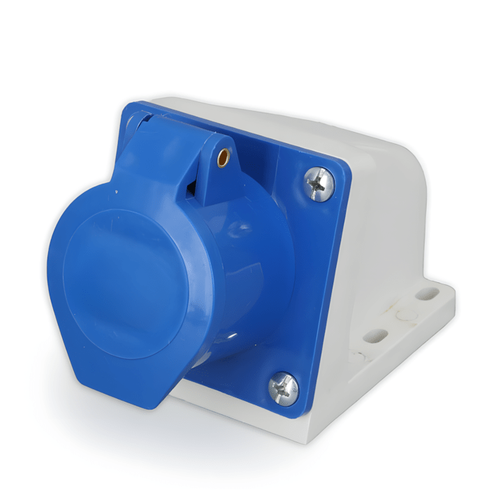 Toma Industrial 3x16A W-SE0316 220V-240V IP44 Azul3