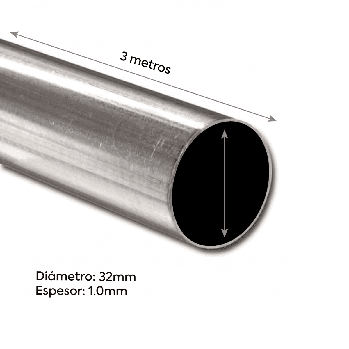 Tubería Metálica Emt 32mm x 3 Metros SEC2