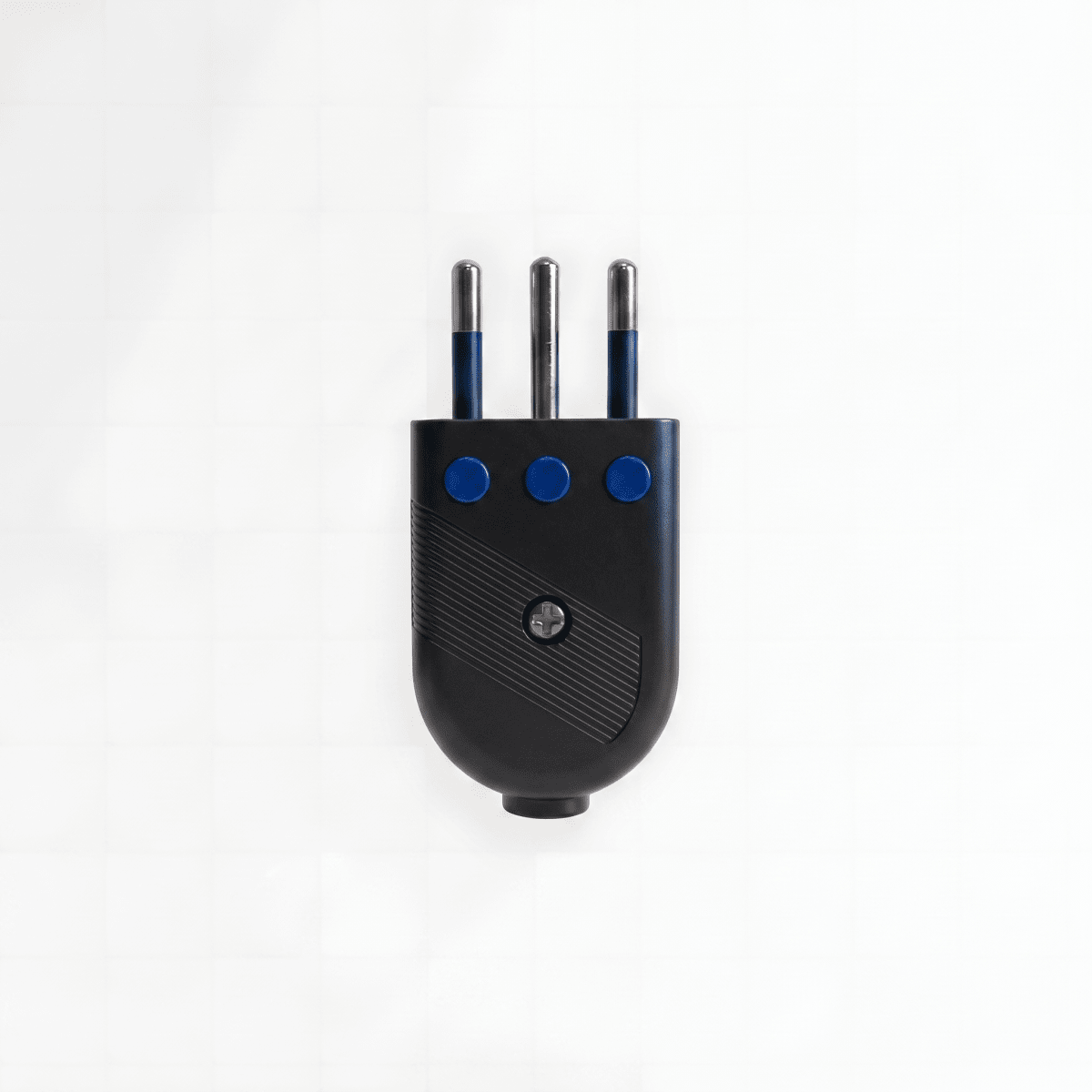 Enchufe Macho Convertible 2puerta+T Negro WI-MP13 SEC1
