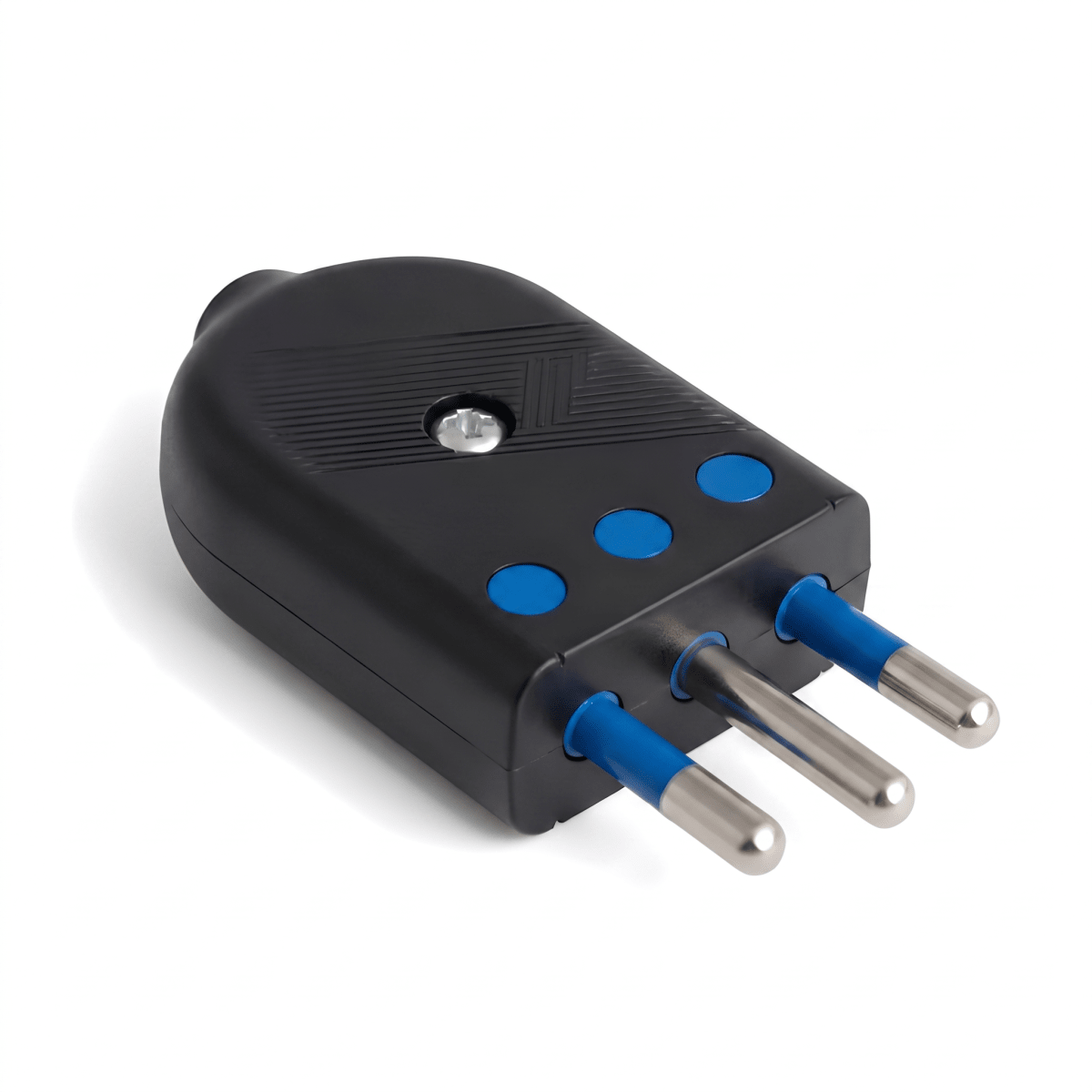 Enchufe Macho Convertible 2puerta+T Negro WI-MP13 SEC2