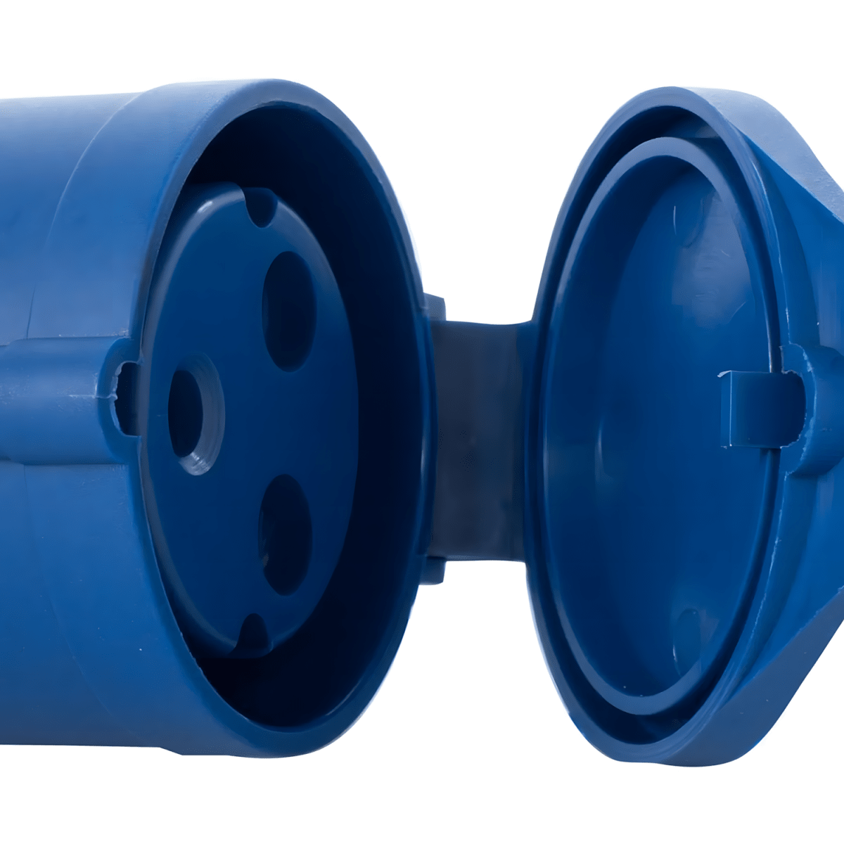 Enchufe Industrial Hembra 3x16A W-E0316 220V-240V IP44 Azul3