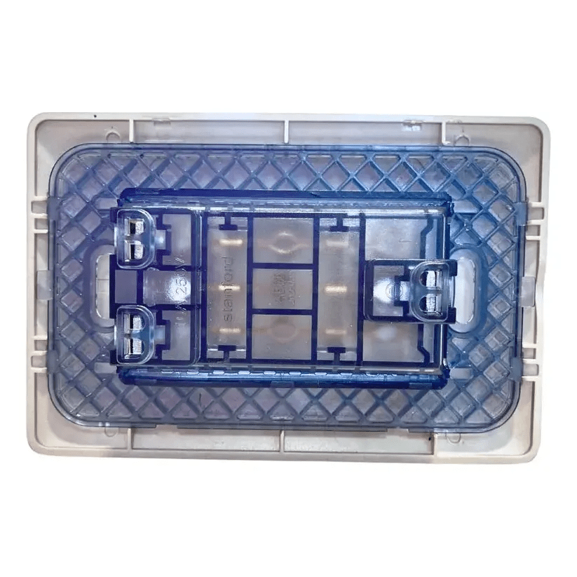 Enchufe  Integrado Doble 10 Amp Champagne V-SO-3302 10A SEC3