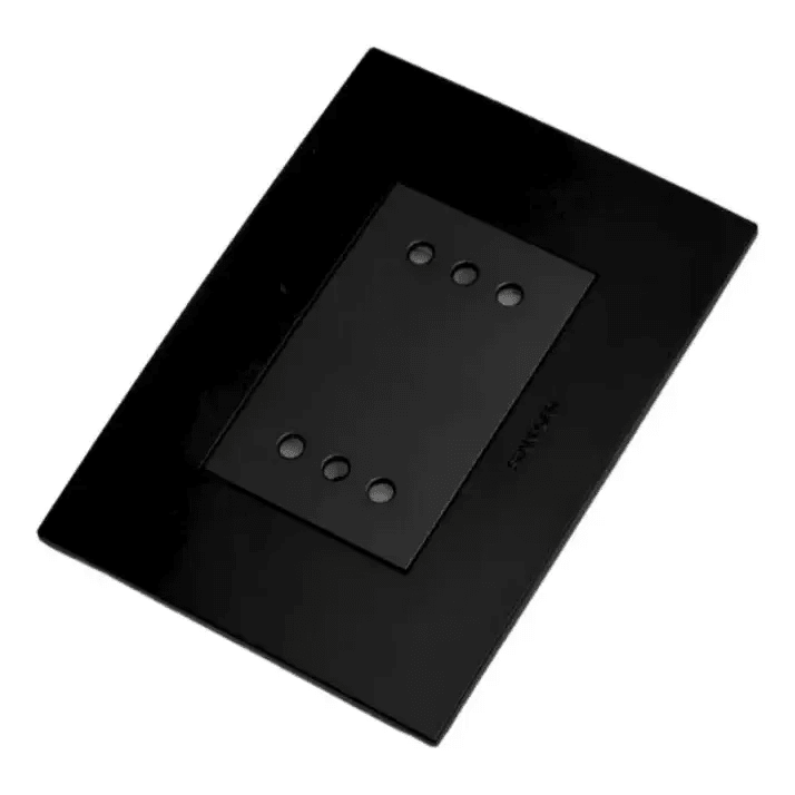 Enchufe Integrado Doble 10 Amp Negro Brillante V-SO-3302 10A SEC2