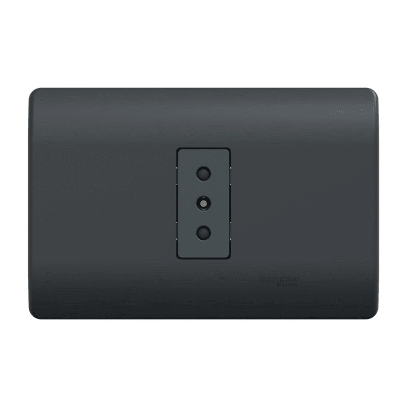Enchufe  Simple 10 Amp Negro Brillante V-SO-3301 10A SEC1