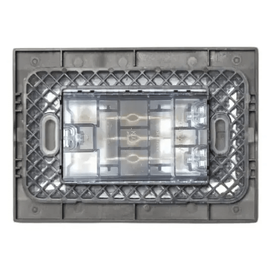 Enchufe Integrado Doble 10 Amp Negro Brillante V-SO-3302 10A SEC3