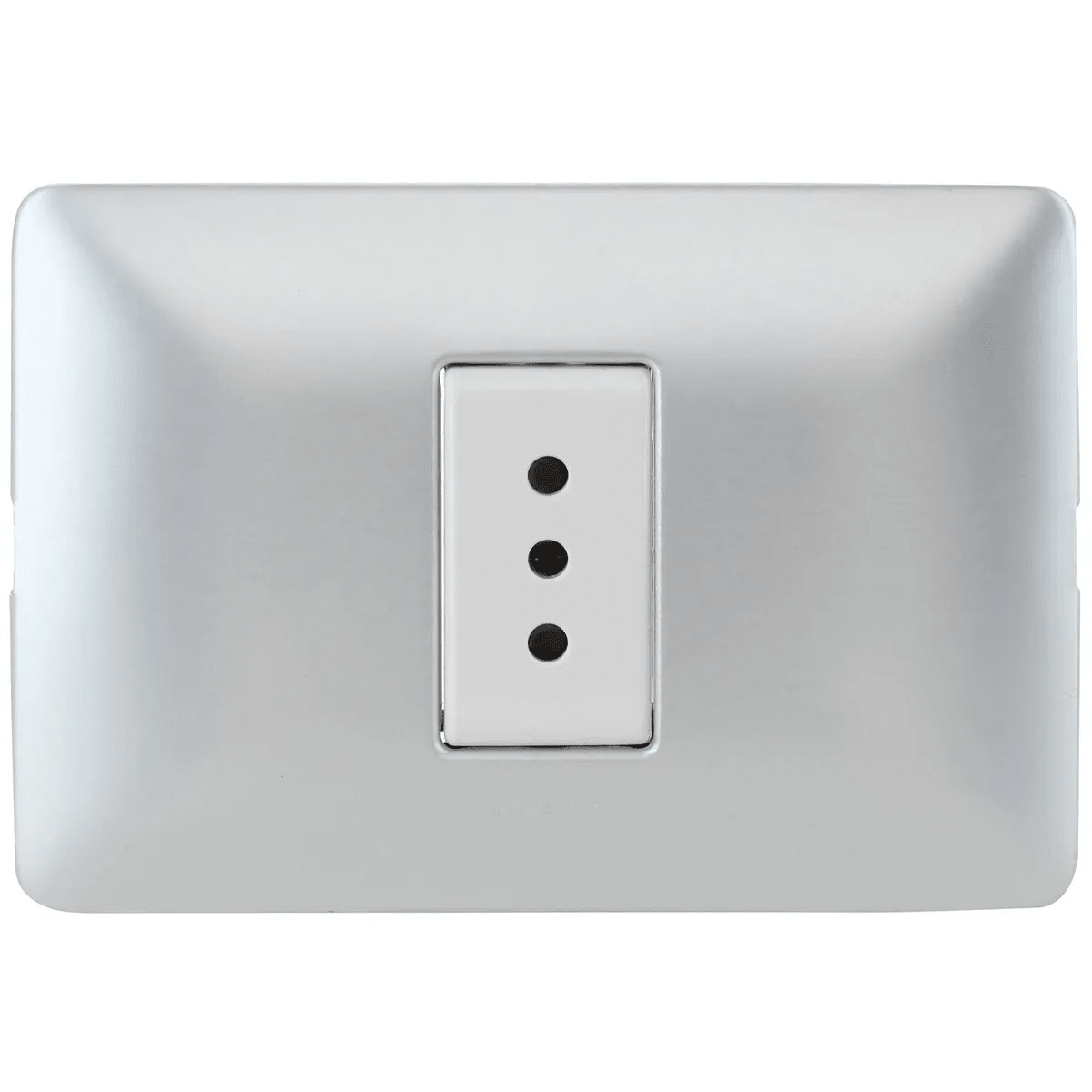 Enchufe  Simple 10 Amp Plateado V-SO-3301 10A SEC2