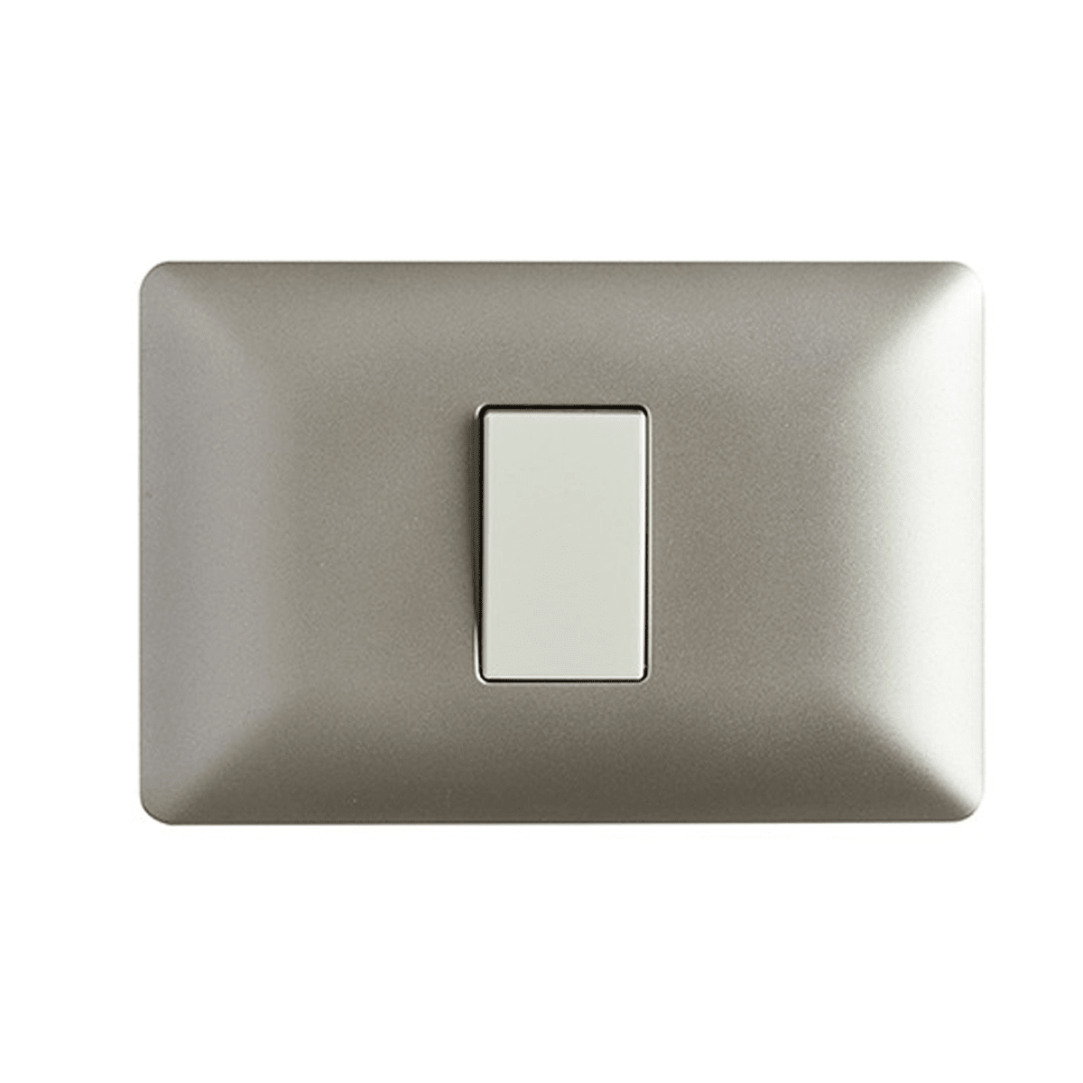 Interruptor  Simple Plateado V-SO-3301 10A SEC1