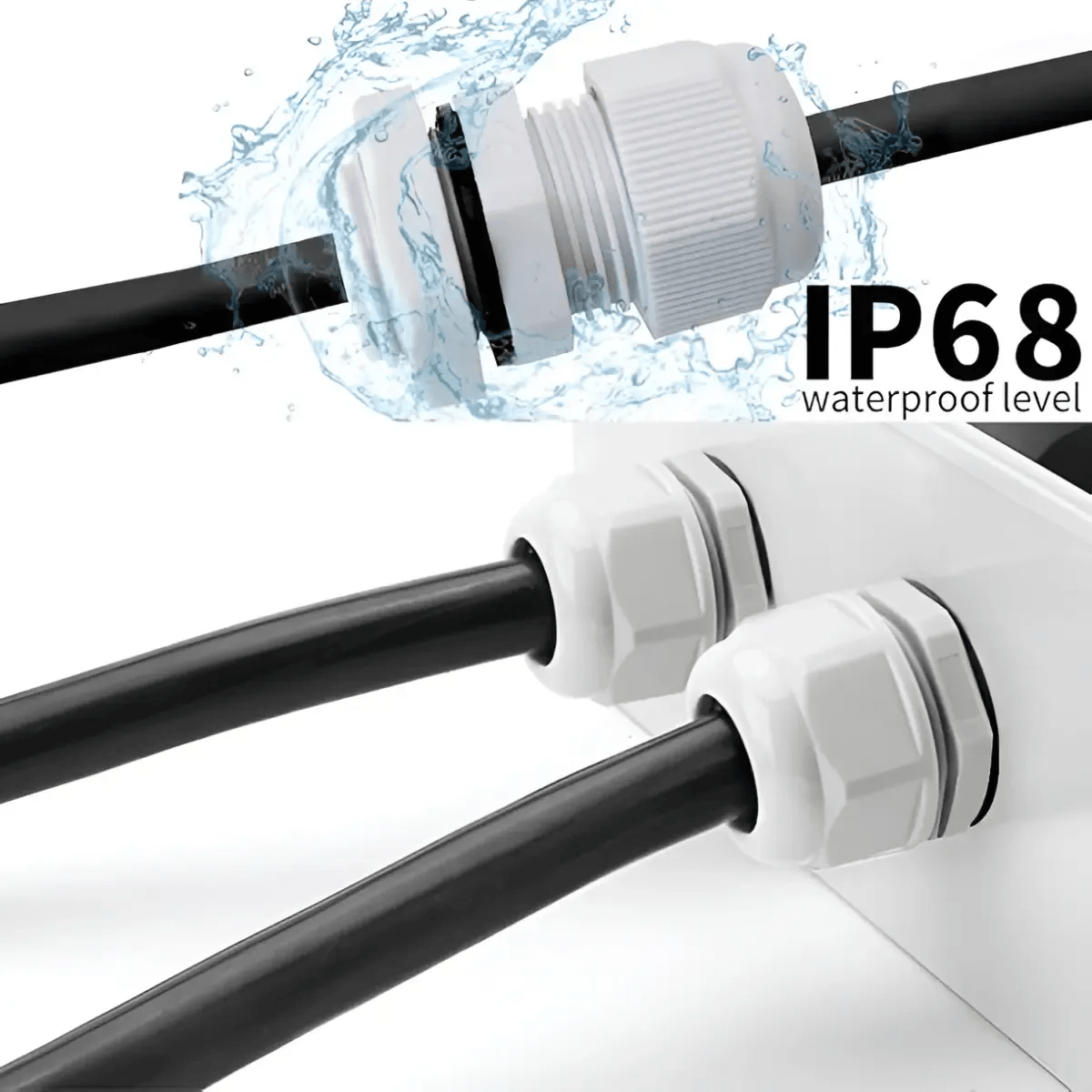 Prensaestopa Plástica Para Cordón PG-13.53