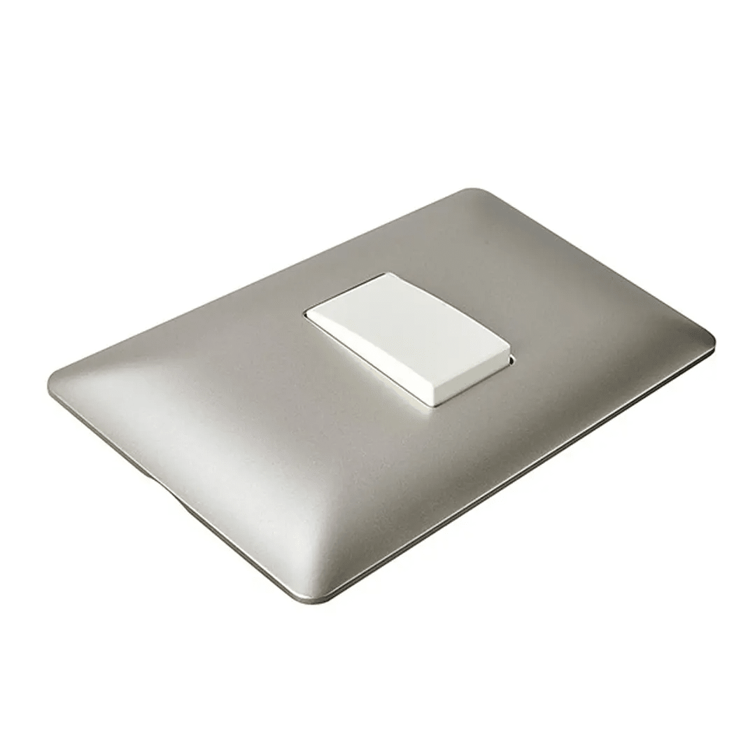 Interruptor  Simple Plateado V-SO-3301 10A SEC4