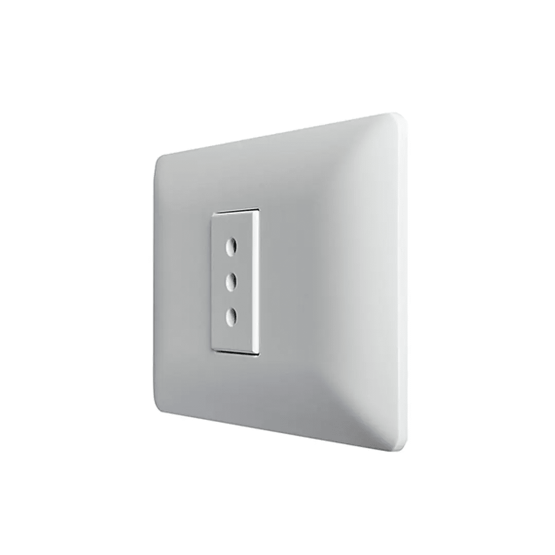 Enchufe Simple 10 Amp Blanco V-SO-3301 10A SEC4