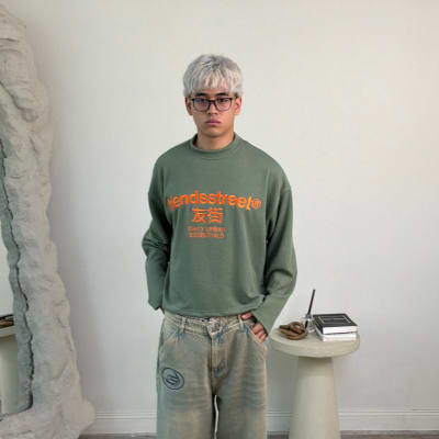 LIGHT SWEATER OLIVE1