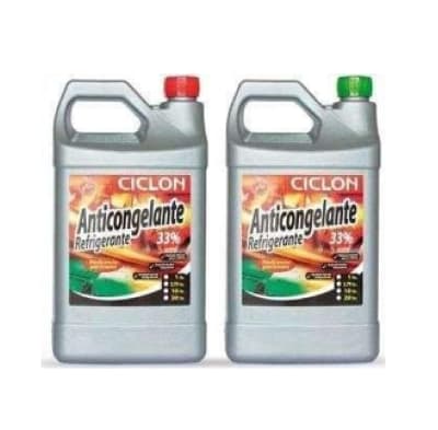 REFRIGERANTE-ANTICONGELANTE -18° (33%) (VERDE FLÚOR, ROJO)1