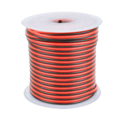 CABLE INSTALACION PARALELO NEGRO/ROJO 16GA 30MT1