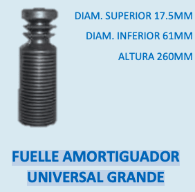 FUELLE AMORTIGUADOR UNIVERSAL GRANDE MTNF-011