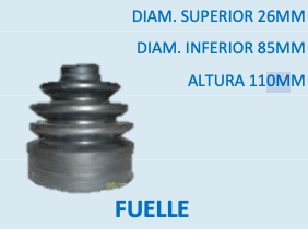 FUELLE NISSAN SENTRA, ASTRA  KIA SPORTAGE 2.0 - 2.2; MAZDA B 2600, MITSUBISHI MORTERO1