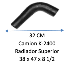 MANGUERA Camion K-2400 Radiador Superior1