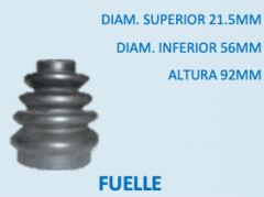 FUELLE CORSA 3 DAEWOO CAJA CORSA 1.6 (2007)