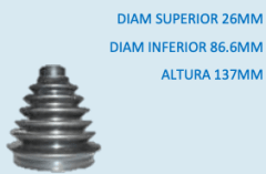 FUELLE FIAT DUCATO, CITROEN BERLINGO, PEUGEOT 605 - 405 - 306, PEUGEOT BOXER - PARTNER, RENAULT MEGANE - LAGUNA, CHEVROLET MONZA, VOLSWAGEN POLO