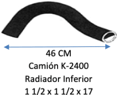 MANGUERA Camión K-2400 Radiador Inferior
