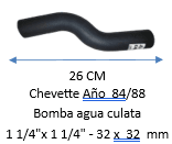 MANGUERA Chevette Año  84/88 Bomba agua culata