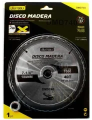 DISCO DE SIERRA P/MADERA 7 1/4 X 40 Z DMD740