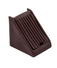 TAPA TOR. ESCUADRA TRIANGULAR CAFE (100 UNIDADES)