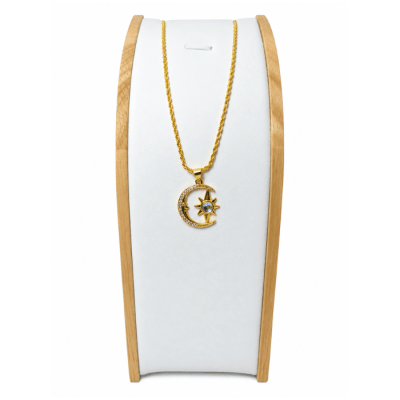 Collar Luna y Estrella - Baño de Oro 18K1
