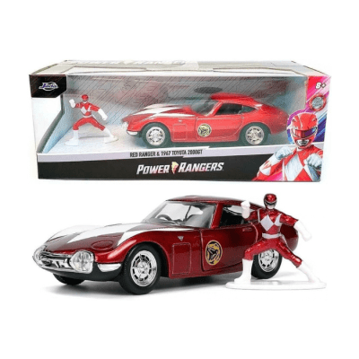 Auto Toyota 2000GT (1967) - Power Ranger Rojo - Escala 1:321