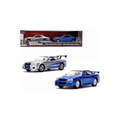 Auto Duo Skyline GT-R (R34) - Rápido y Furioso - Escala 1:321