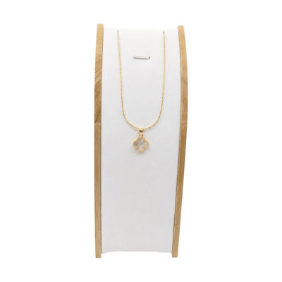 Collar Trébol Nácar - Baño de Oro 18k1