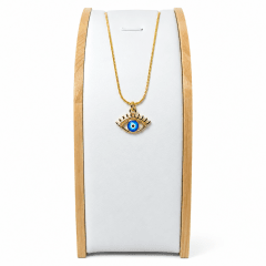 Collar Ojo Turco - Baño de Oro 18K