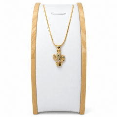 Collar Cactus - Baño de Oro 18K