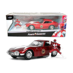 Auto Toyota 2000GT (1967) - Power Ranger Rojo - Escala 1:32