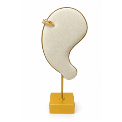 Earcuff Triple Circones - Baño de Oro 18K