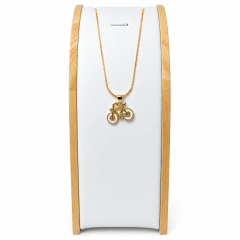 Collar Bicicleta - Baño de Oro 18K