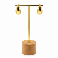 Aros Gota - Baño de Oro 18K