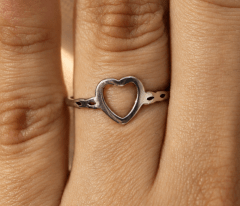 corazon hueco plano