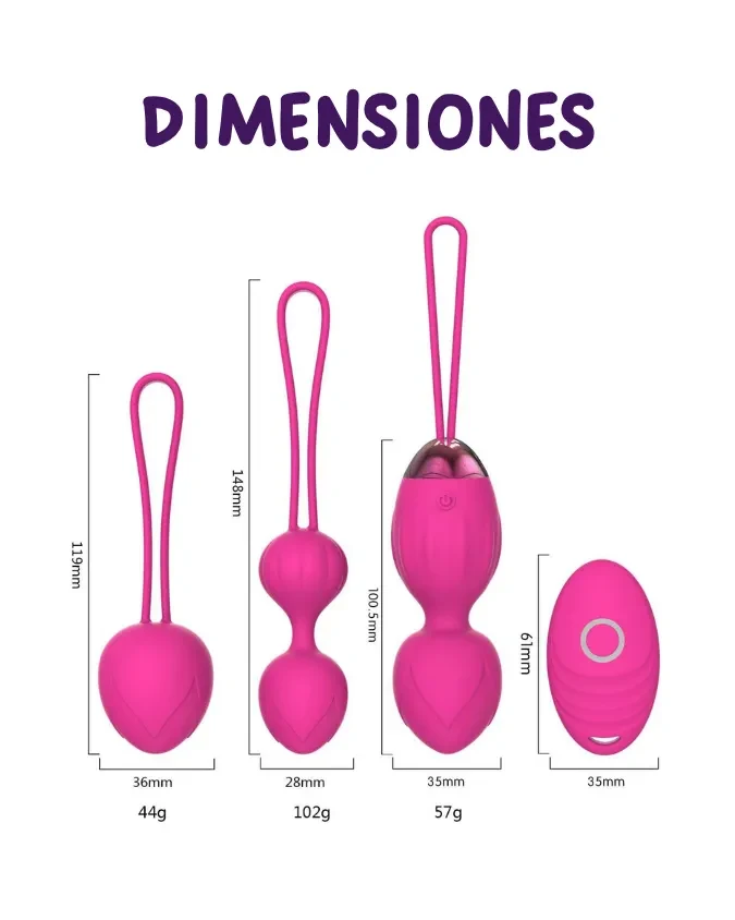 Set Kegel Vibrador (x3)2