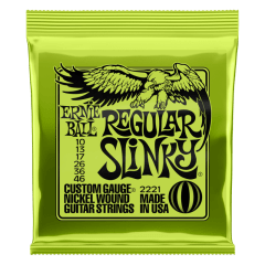 Cuerdas guitarra eléctrica Ernie Ball Regular Slinky 10-46