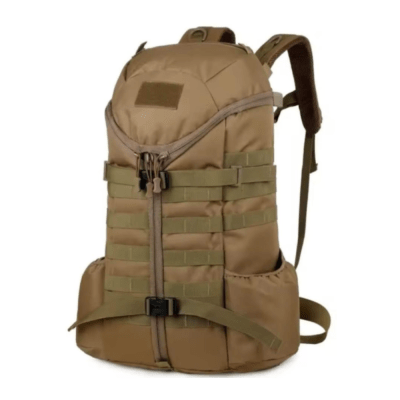 MOCHILA URBANA CON CIERRE FRONTAL 50LTS TAN1