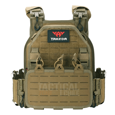 YAKEDA - Chaleco Porta Placa QD VT-6094A TAN1