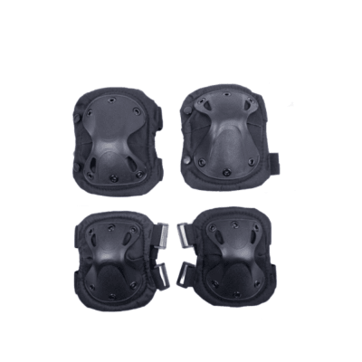 KIT RODILLERAS AIRSOFT ESTRELLA NEGRO1