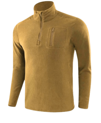 POLAR TACTICO COYOTE SIN GORRO M1