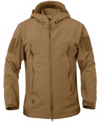 SOFTSHELL IMPERMEABLE COYOTE TALLA XL1
