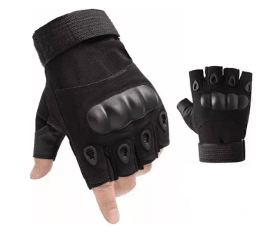 GUANTES COLOR NEGRO -SIN DEDOS TALLAS M-XL1